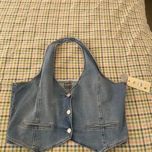 Arula Classic Blue Denim Vest
